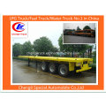 Adr 3 Axle 40feet Container Flatbed Semi-Trailer Flatbed Trailer 40feet Flat Top Trailer Flat Deck